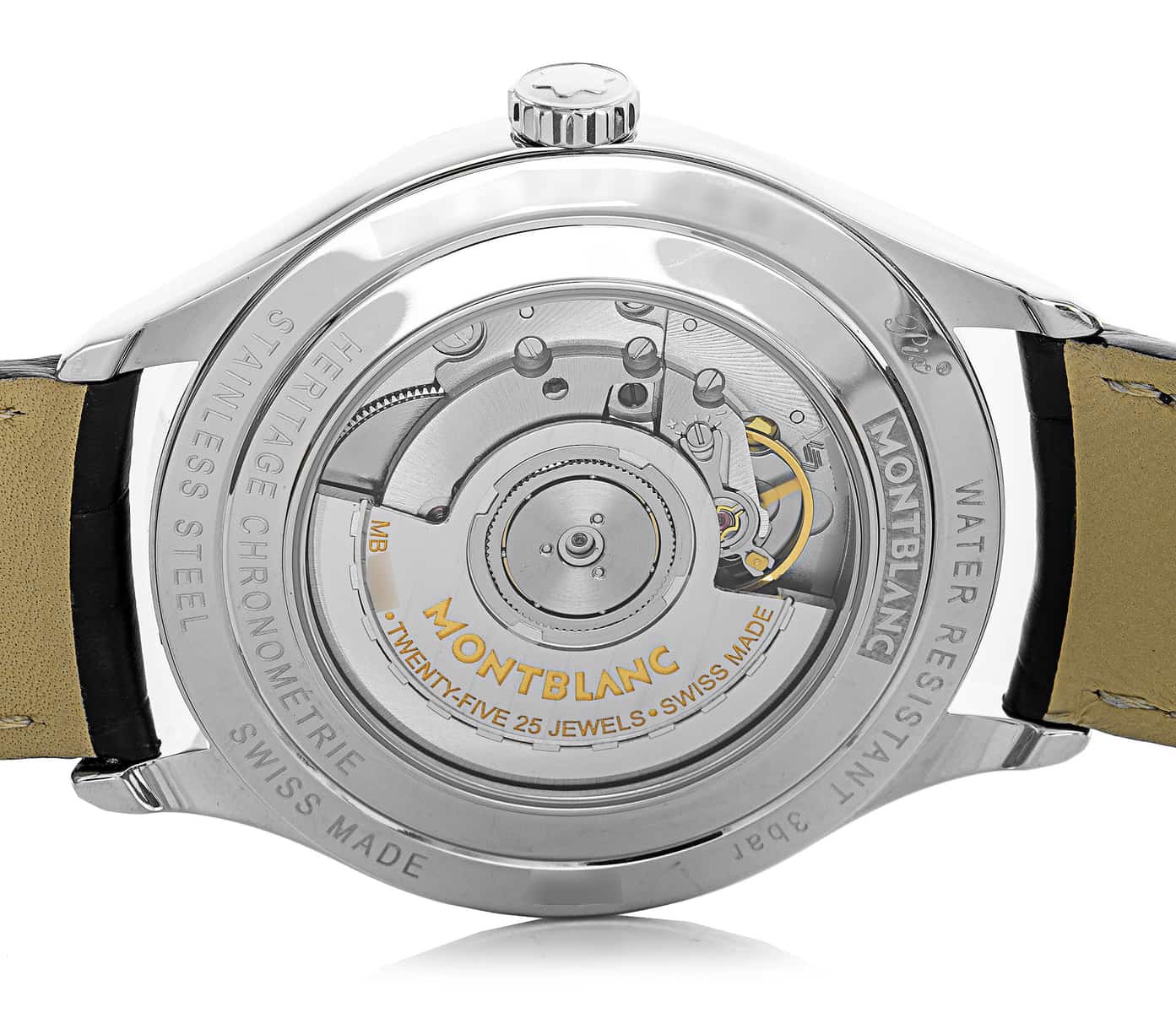 Pre Owned Montblanc Heritage 112533 Watch Watchfinder Co